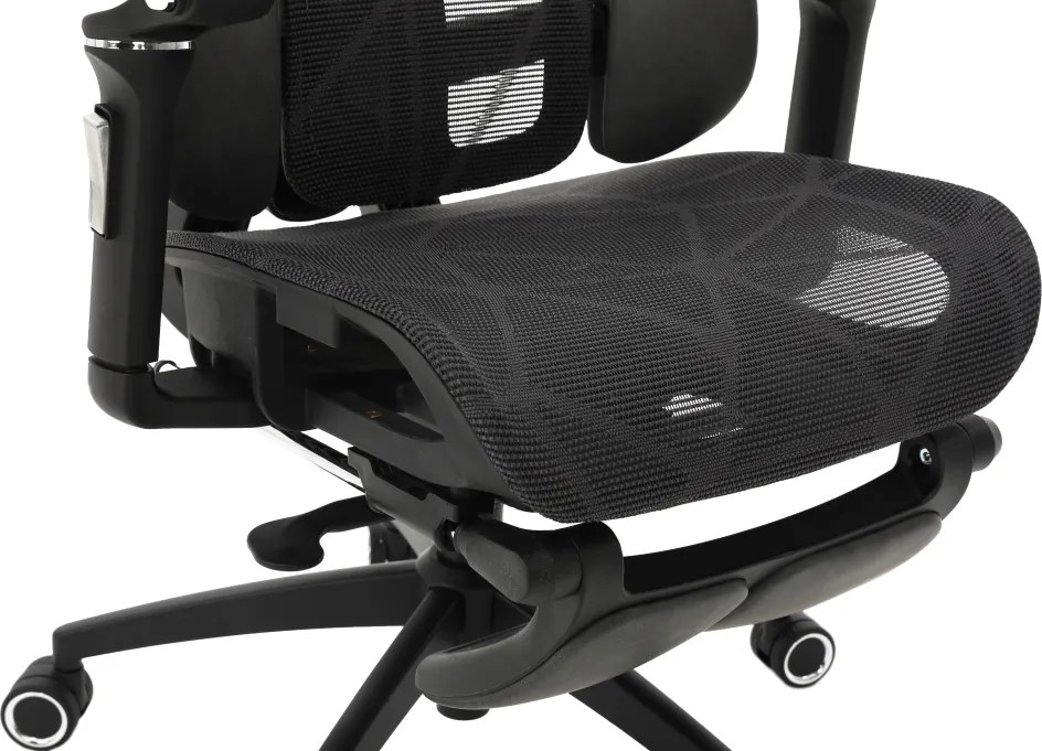 Irodai szék, sötétszürke/fekete, teherbírás 150 kg, VILMER