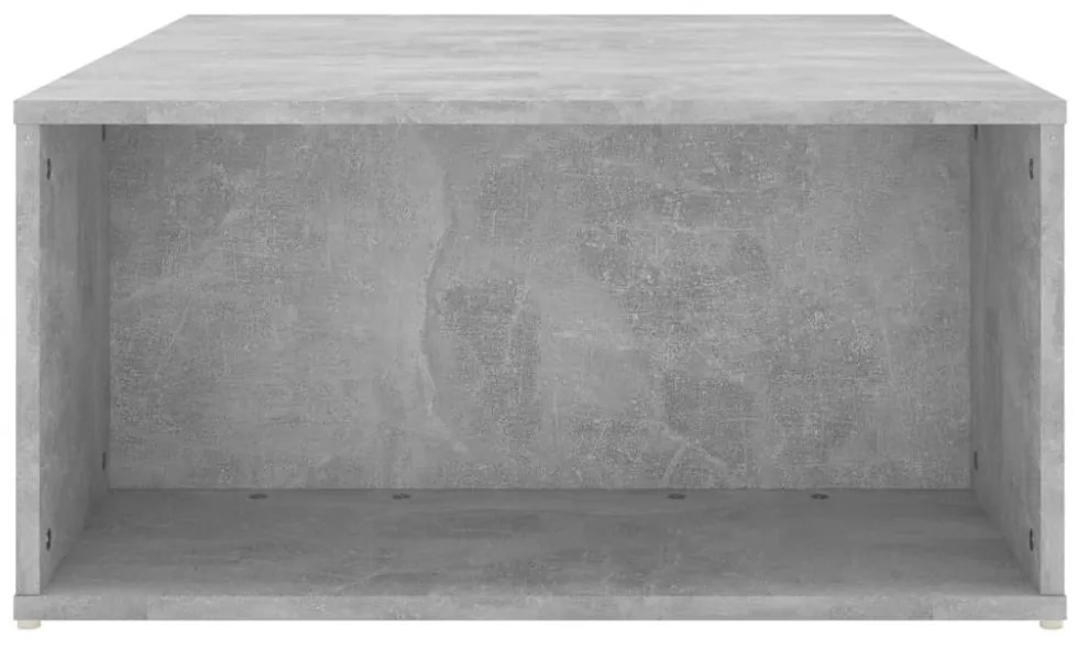 betonszürke szerelt fa dohányzóasztal 90 x 67 x 33 cm