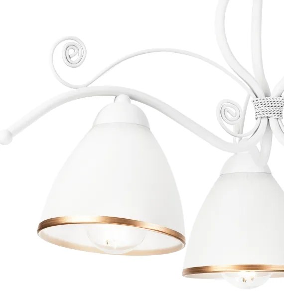 Csillár láncon RETRO II 3xE27/60W/230V fehér