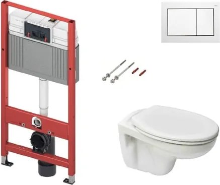 Fali WC szett TECE előtétfalas szereléshez + Ceramia S-Line Pro WC KMPLSIKOTS
