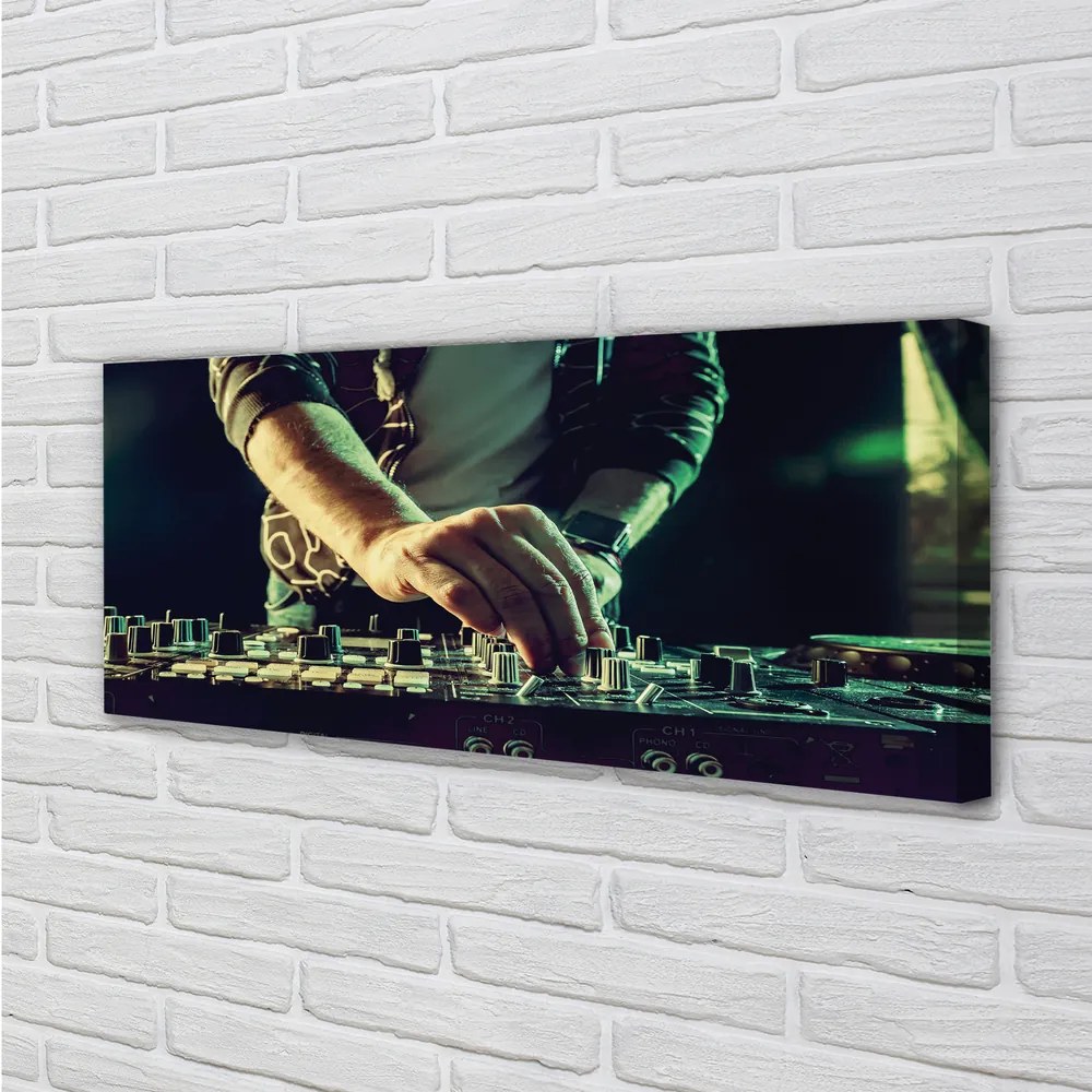 Canvas képek Konzol DJ fejhallgató 140x70 cm