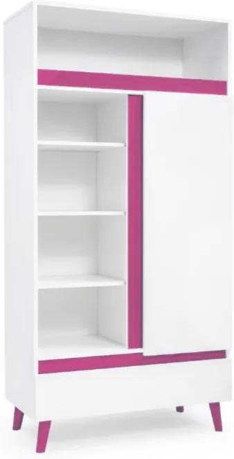 SB Tip 2 polcos szekrény Szín: Rózsaszín