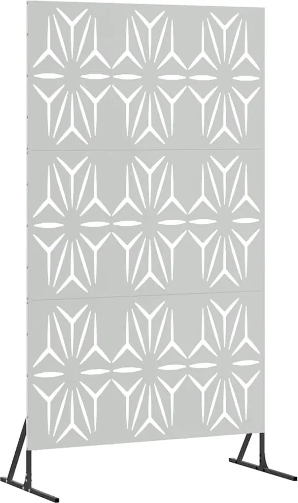 vidaXL Magánszféra Képernyő Szürke 100 x 50 x 180 cm Acél