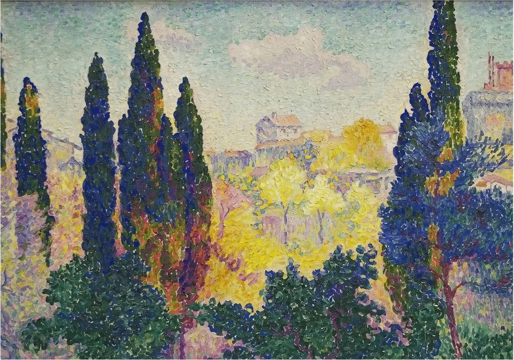 Dekoratív tapéta Flizelina Divatos minták Impresszionista tájképek 208x146