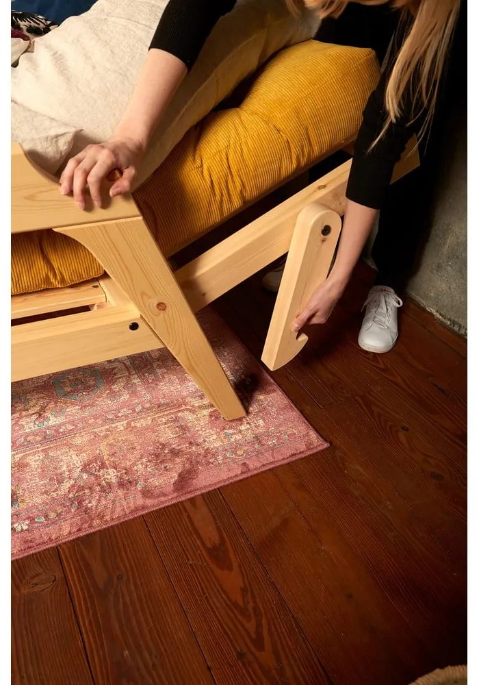Grab bézs kinyitható kanapé 204 cm - Karup Design