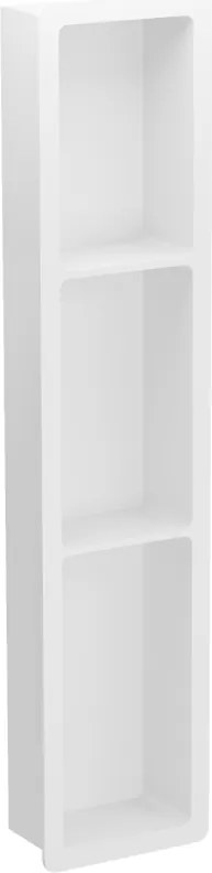 Mexen X-Wall-K falra szerelhető polc konglomerátumból 93,2 x 20,7 cm, fehér - 1900932010