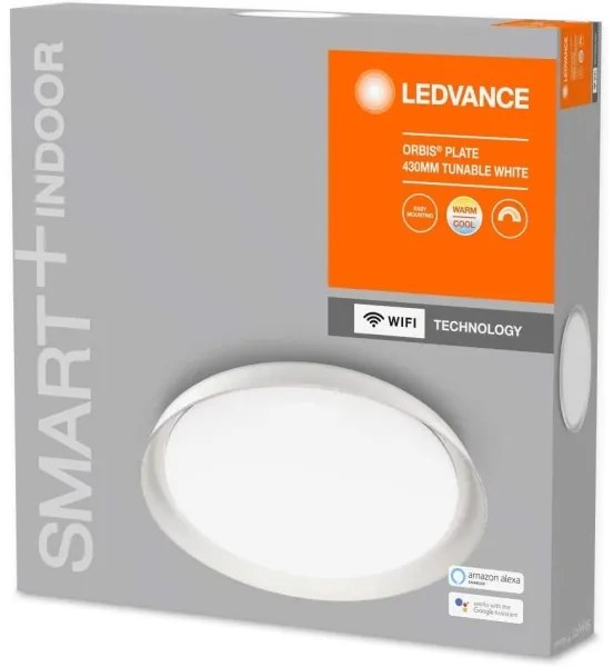 Ledvance -LED Dimmelhető mennyezeti lámpa SMART + PLATE LED/24W/230V Wi-Fi