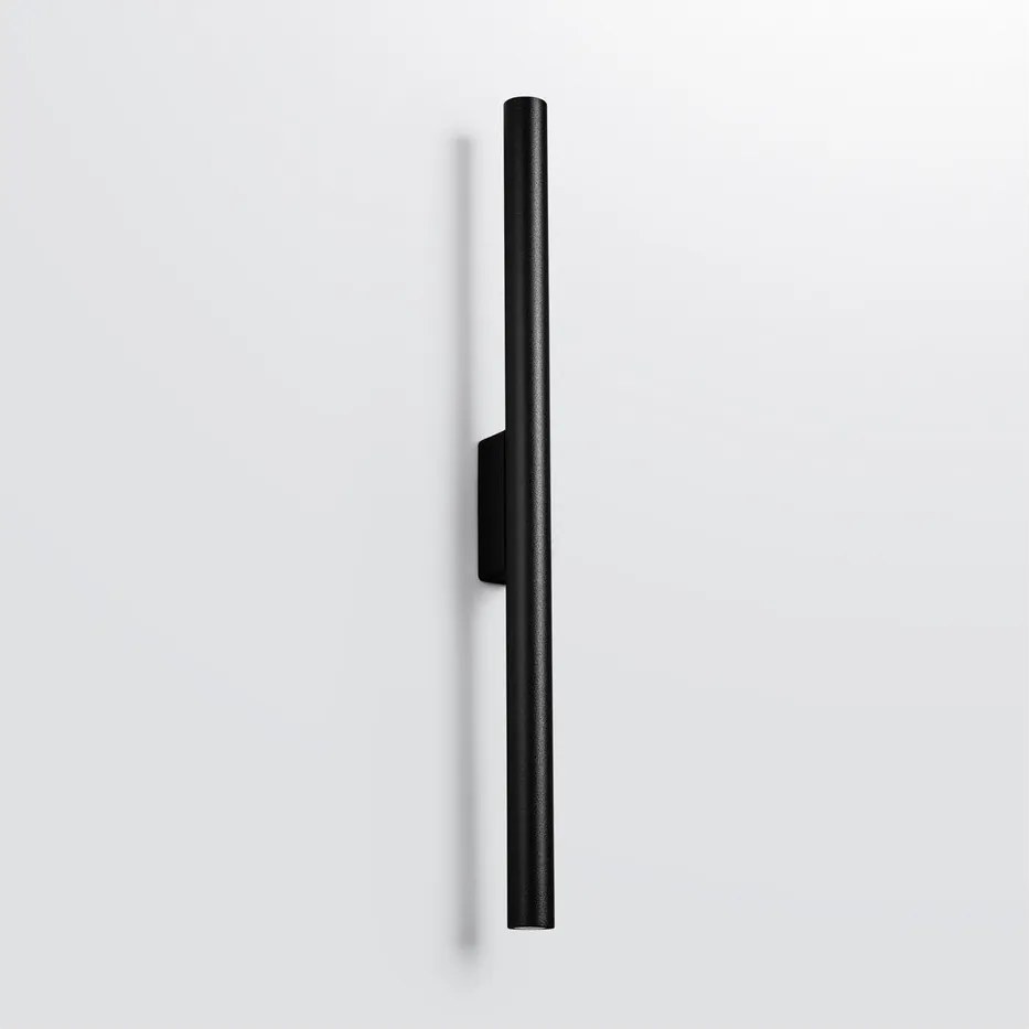 Fekete fali lámpa ø 2,5 cm Fideus – Sollux