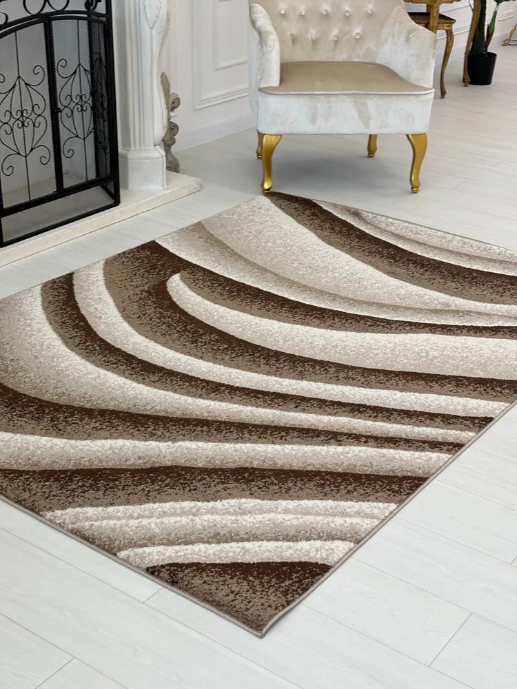 Nora 6029 bézs modern szőnyeg 80x150 cm