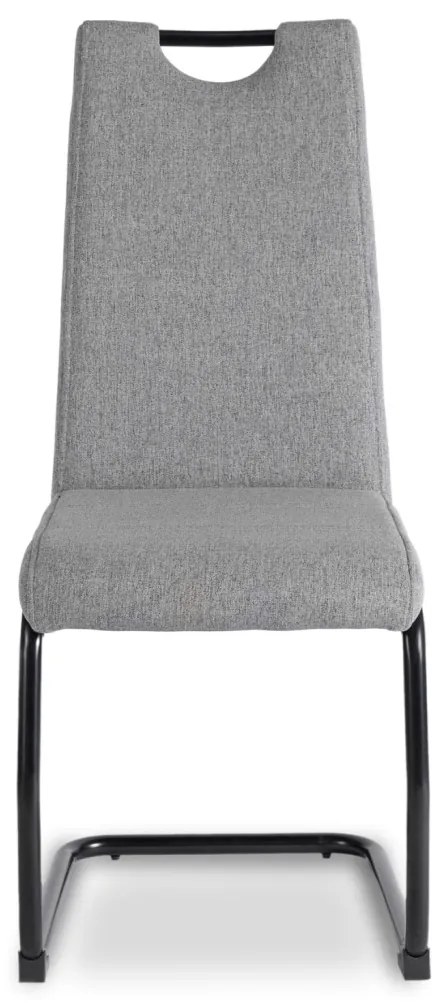 Szánkótalpal Étkezőszék Szürke/Fekete Színben. LOPEZ