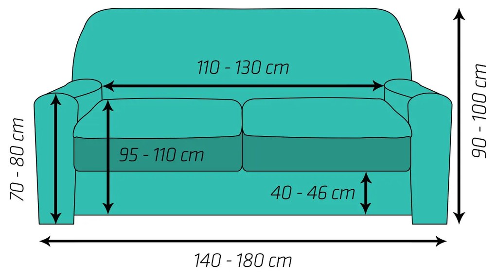 4Home Comfort Plus Multielasztikus ülőgarnitúrahuzat bézs, 140 - 180 cm, 140 - 180 cm