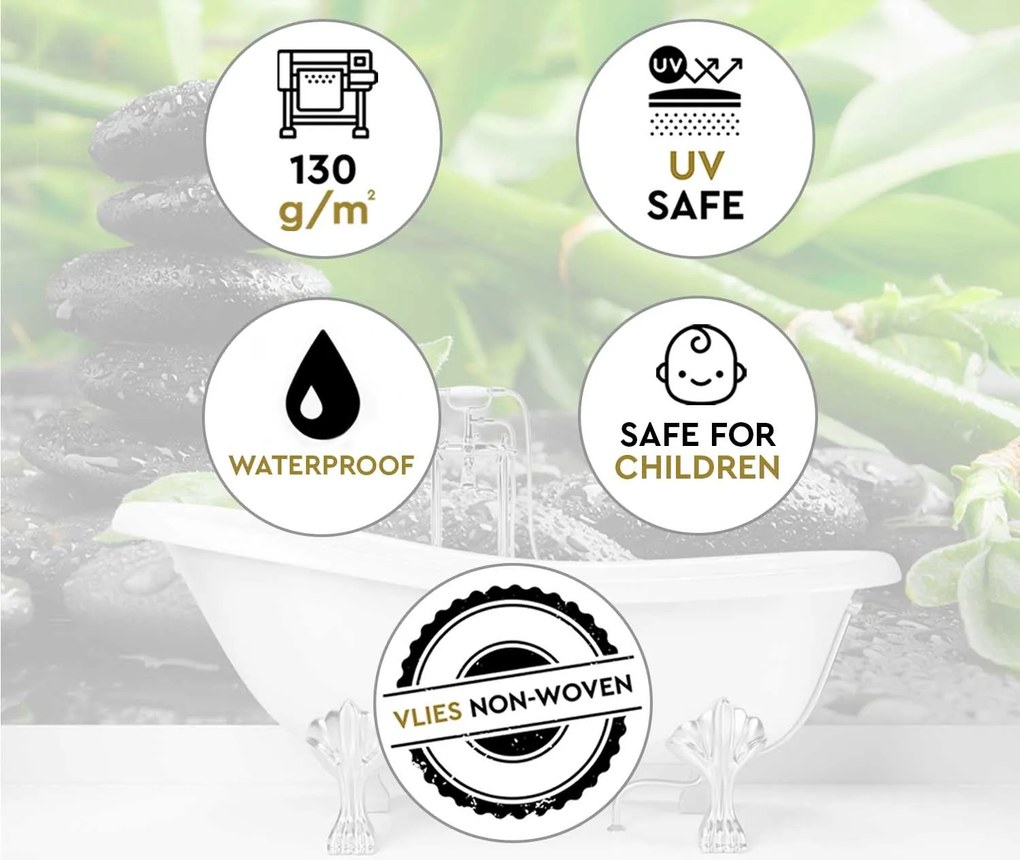 Gario Fotótapéta Bambusz és zen kövek Anyag: Vlies, Méret: 150 x 105 cm