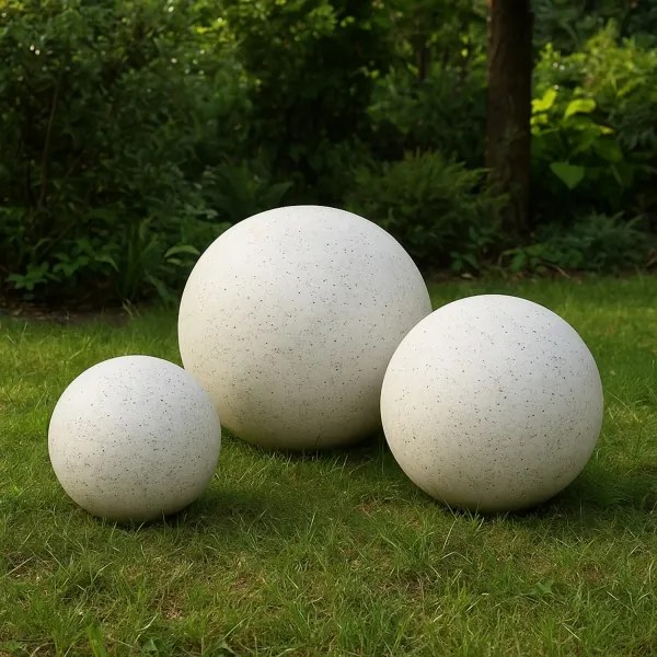 Kültéri dekoratív lámpatest LUMISTONE 1xE27/15W/230V IP65 Ø 25 cm