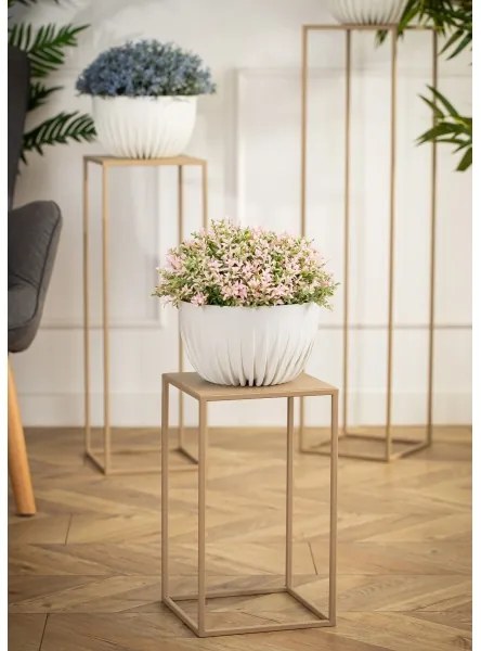 Virágállvány 40x24 cm bézs