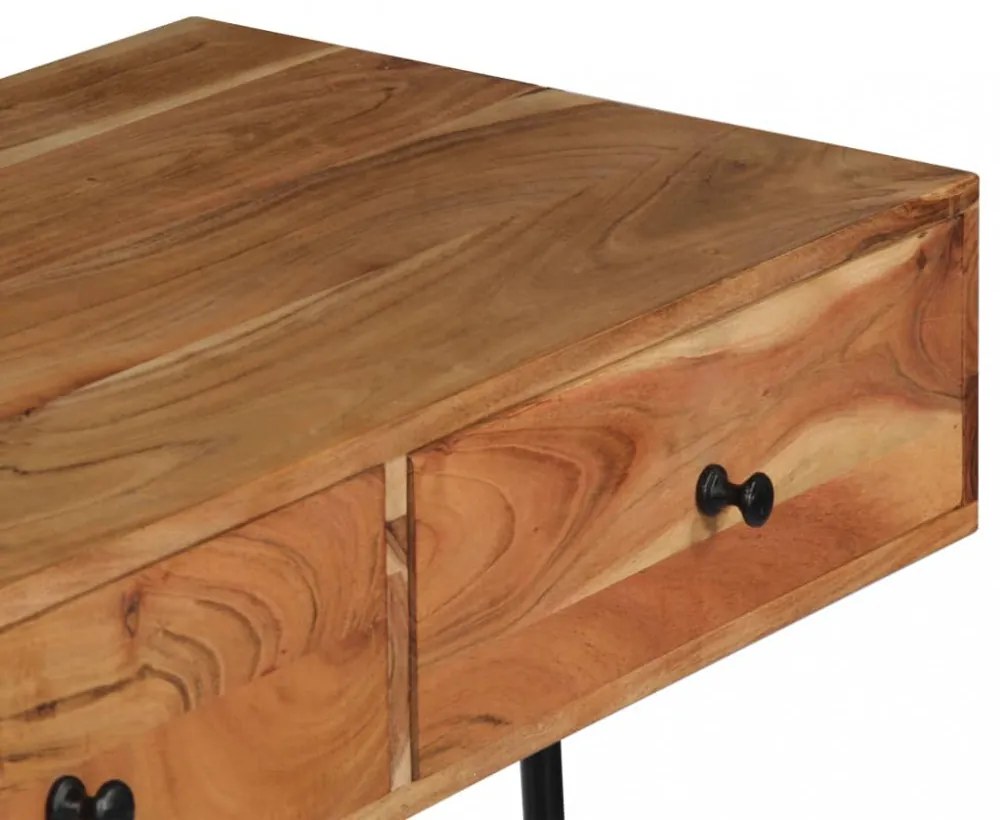 tömör akácfa fali pult 90 x 40 x 170 cm