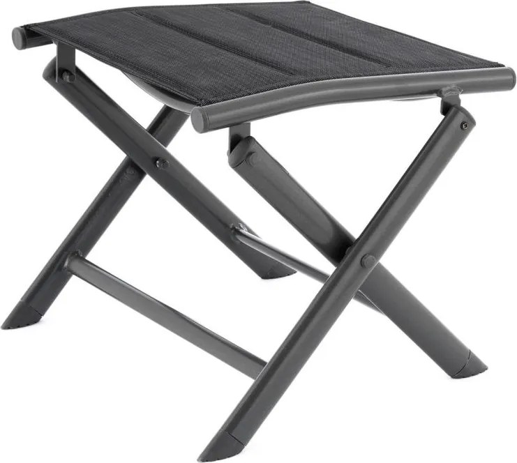 Kerti szék sámli összecsukható GARTHEN - fekete