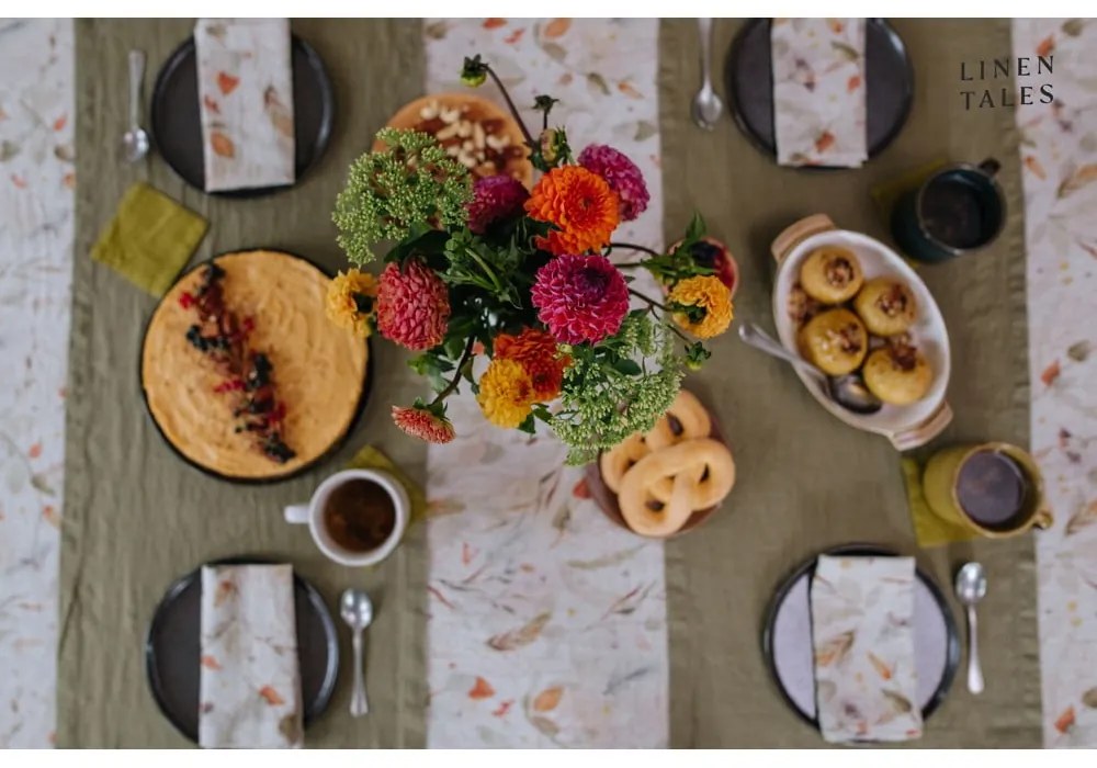 Len asztali futó 40x200 cm – Linen Tales