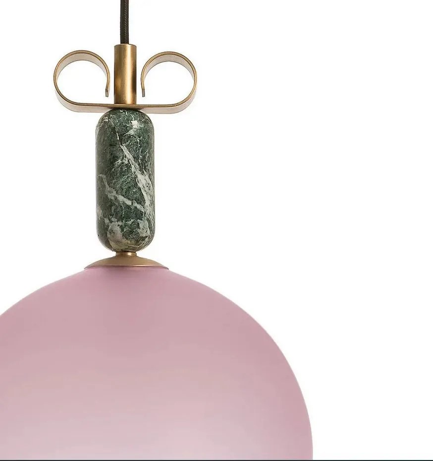 Függeszték Rózsaszín BON TON MARBLE IL FANALE N16M30