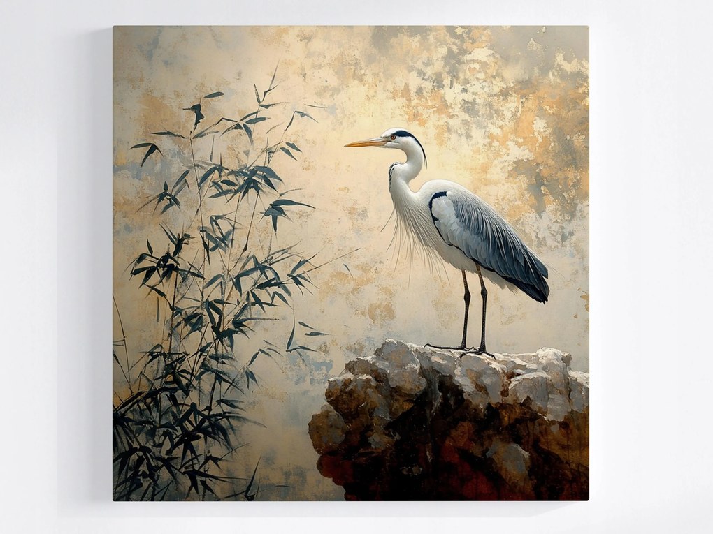 Poszter Grafika Madár Kócsag Természet 80x80
