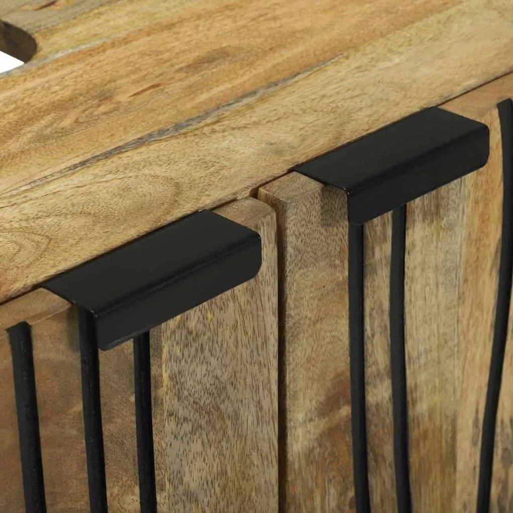 Fürdőszoba bútor szett polcokkal 2 pcs Barna 62 x 33 x 58 cm