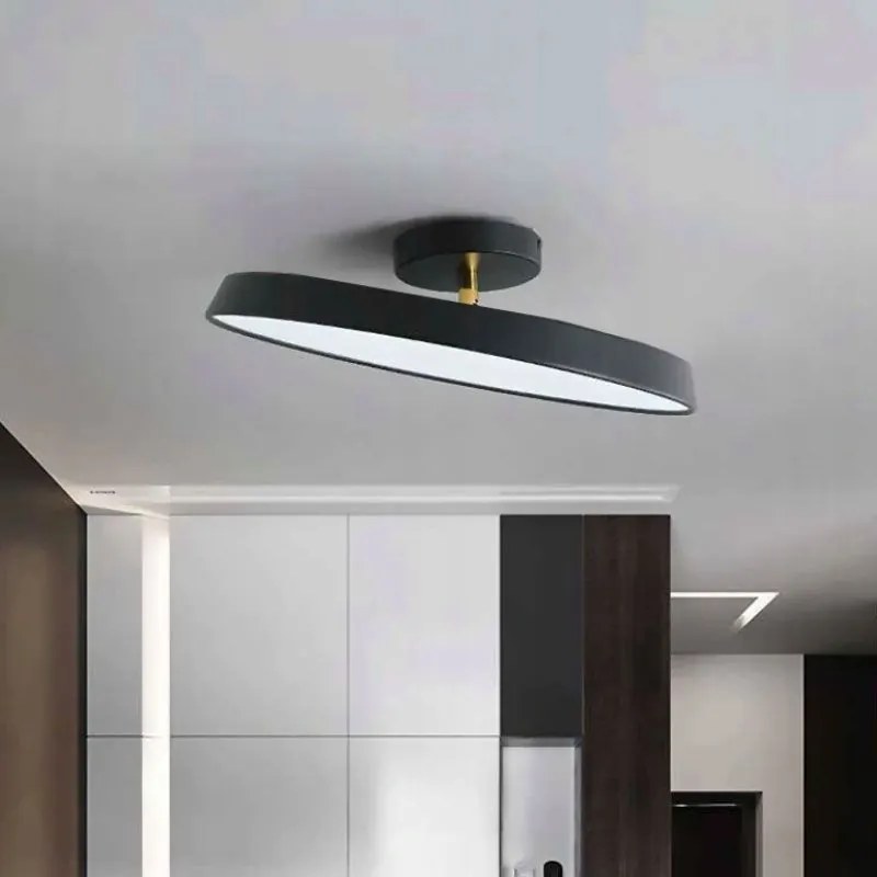 Toolight Szerszámlámpa - Mennyezeti lámpa 50 cm 5xE27 60W APP860-C, fekete-arany, OSW-08956