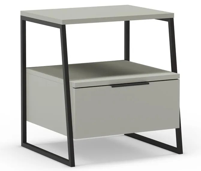 Zöldesszürke éjjeliszekrény Velia – Marckeric