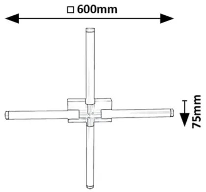 Rabalux 75046 - LED Fürdőszobai fali lámpa TILORA LED/16W/230V 4000K IP44