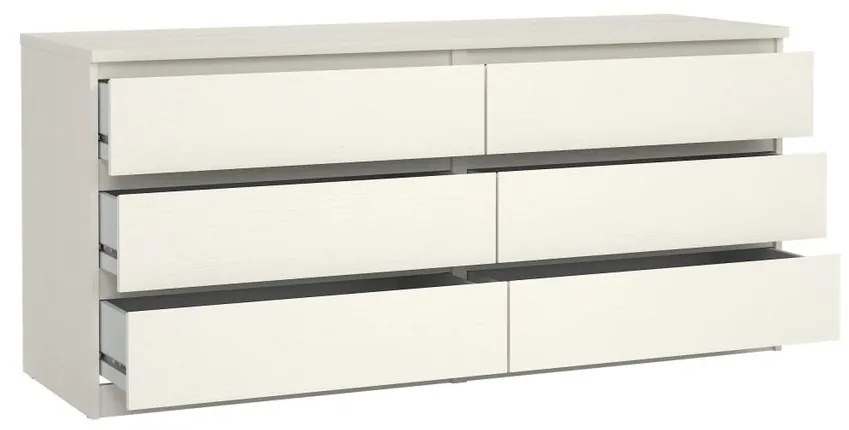 Simplicity II komód 154 x 50 x 70 cm, fehér