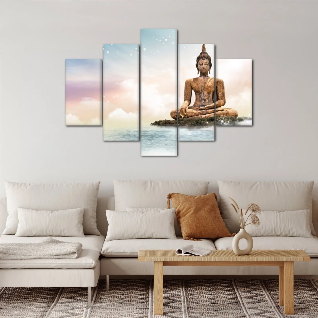 Kép - Buddha vigyáz a földre (150x105 cm)