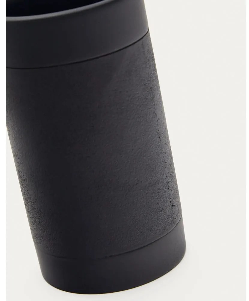 Fekete poligyanta fogkefetartó pohár Sisel – Kave Home