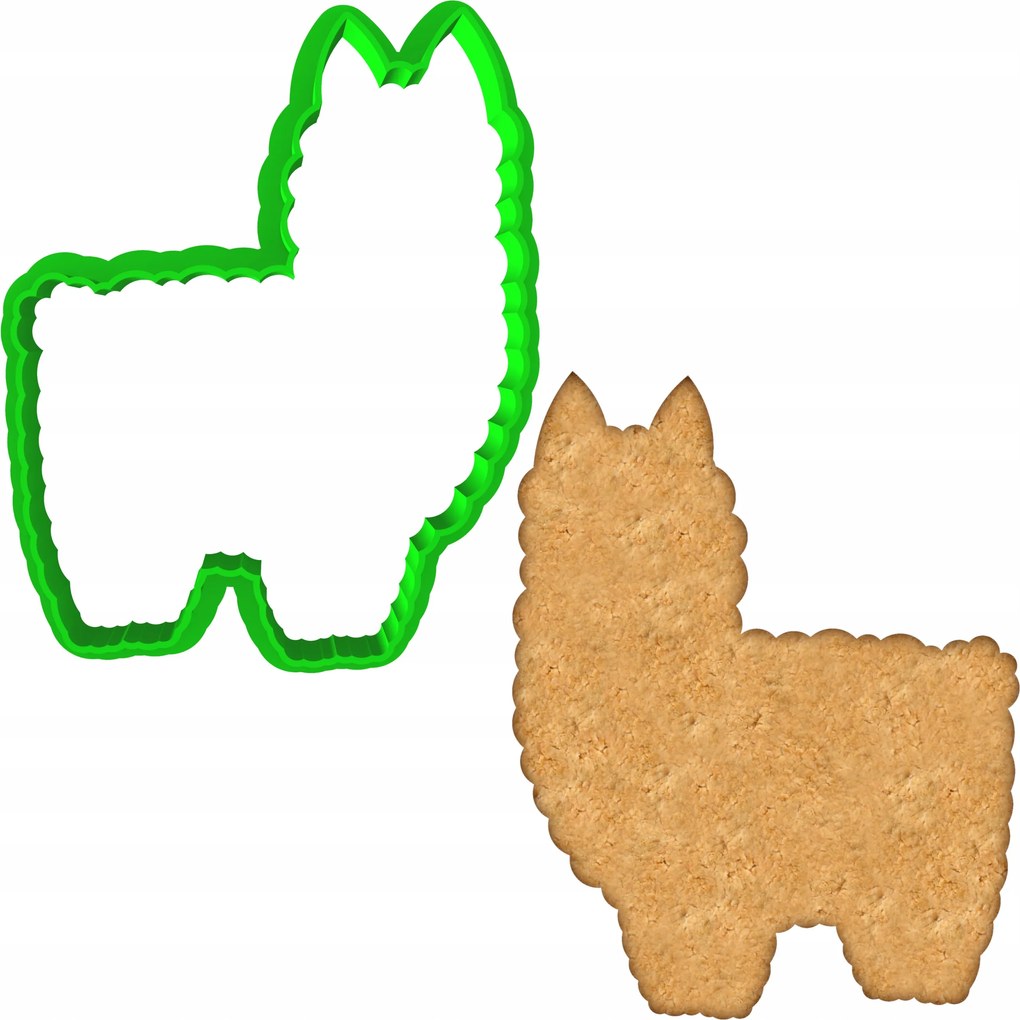 Húsvéti Mézeskalács Forma Húsvétra Alpaka Lama 8cm