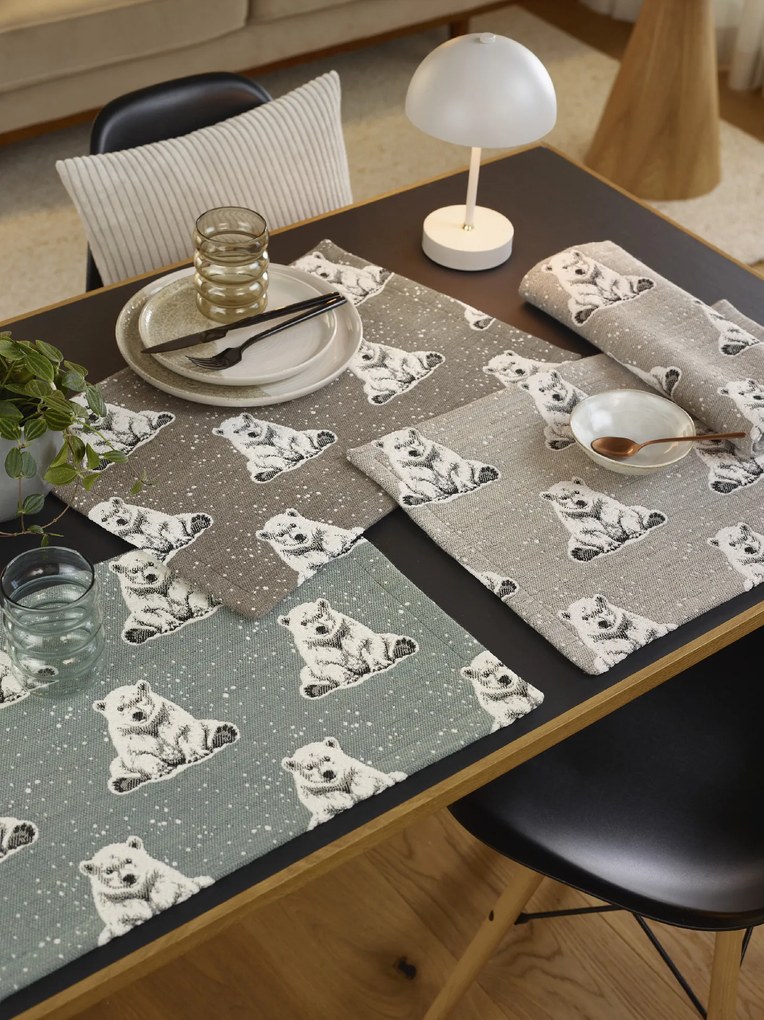 Boreas párnahuzat, négyzet 35x50 cm, kő - Sander