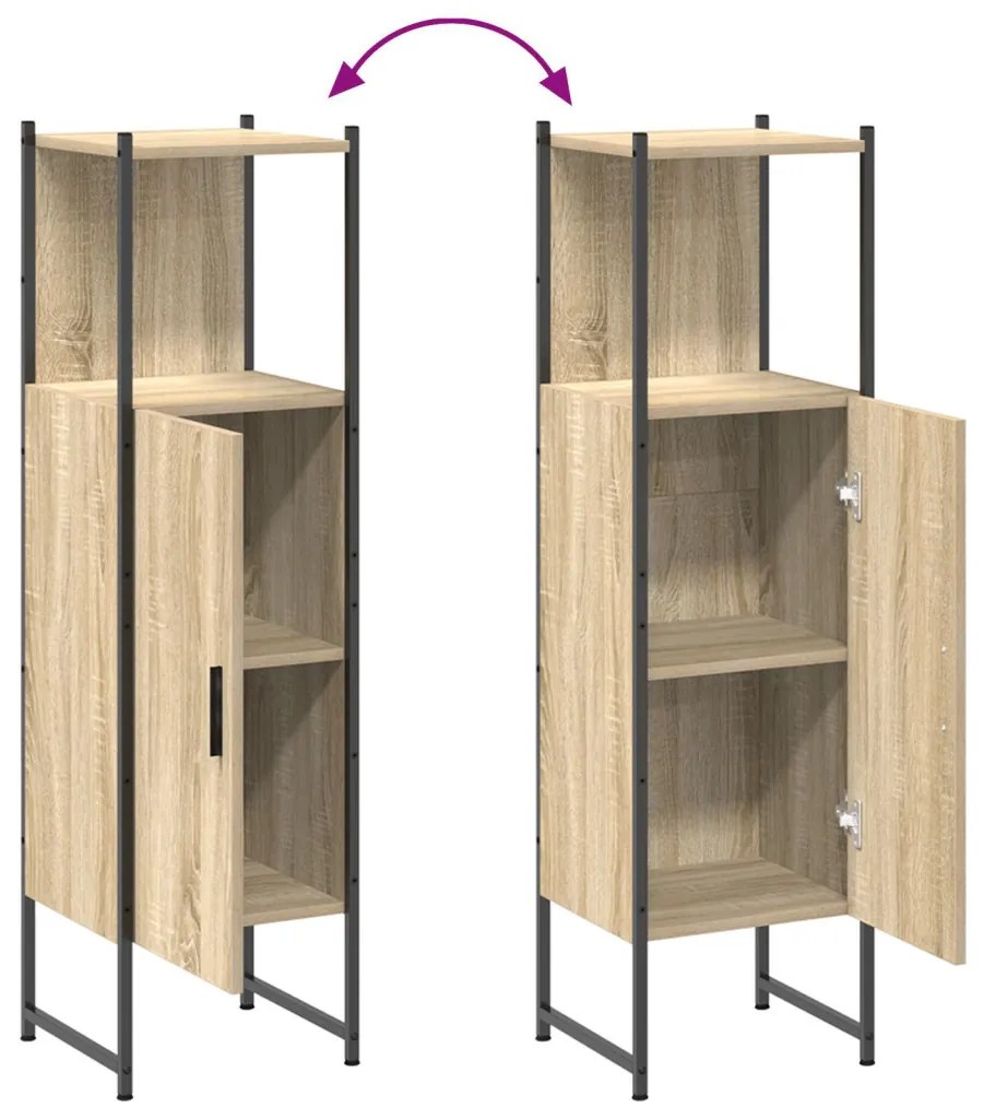 Magas kamraszekrény Világos tölgy Engineered wood