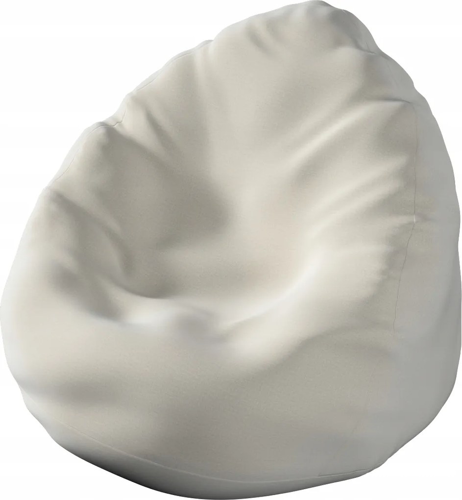 Ülőzsák huzat Ø50 x 85 cm világosszürke bársony