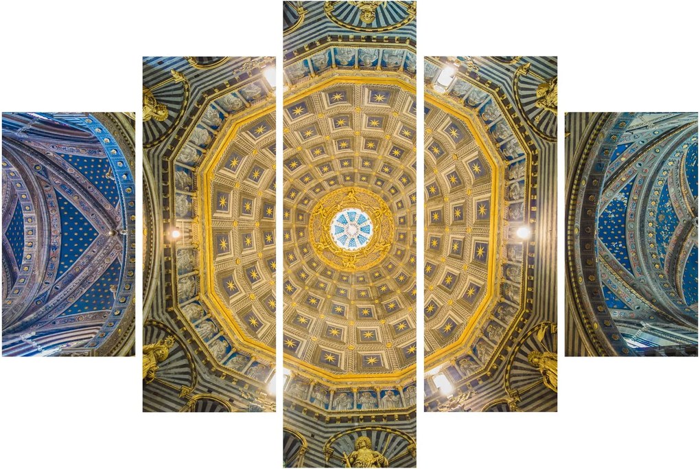 A Siena templom mennyezetének képe (150x105 cm)