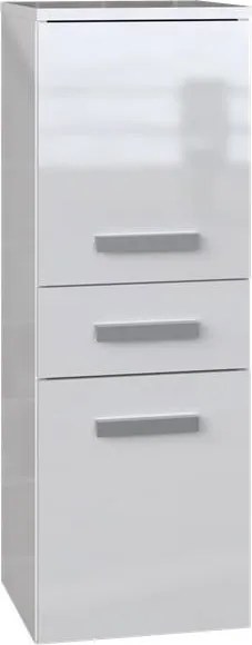 Nel V DDS fürdőszoba szekrény, fényes fehér