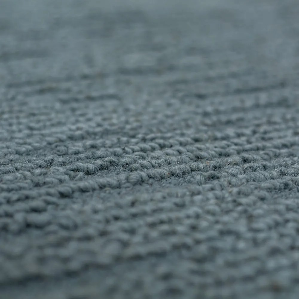 Szürkéskék kézi szövésű gyapjú szőnyeg 120x170 cm Harris Boucle – Flair Rugs