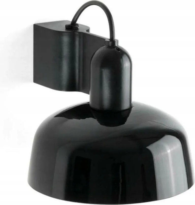 Faro Tatawin fali lámpa, fekete fúvott üveg, E27, dizájn