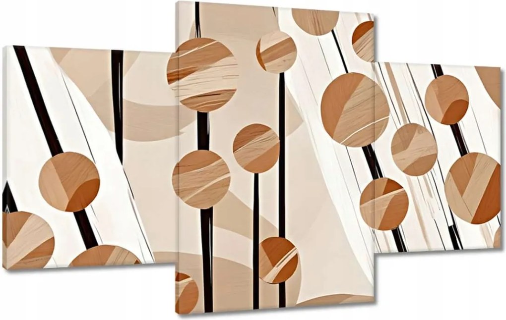 Vászonkép 100x60 Bézs az oszlopokon