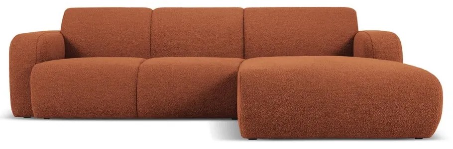 Barna buklé sarokkanapé (jobb oldali) Molino – Micadoni Home