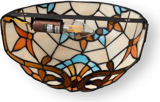 Brilagi - Tiffany-ólomüveg falilámpa MIRABELLA 1xE14/40W/230V