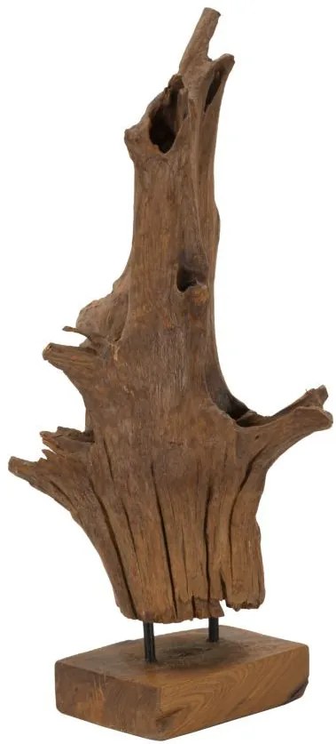Akar szobor teak 23x27x64cm