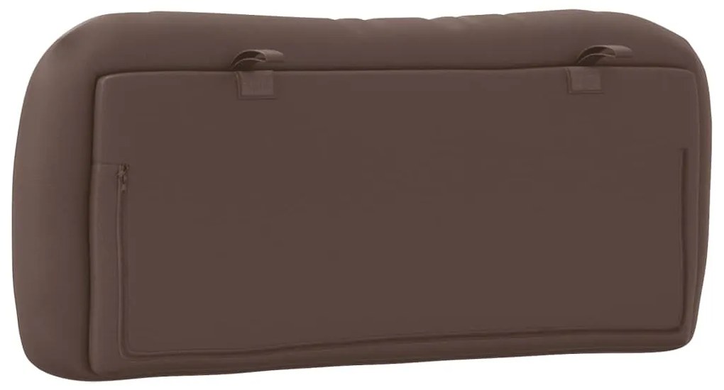 barna műbőr fejtámla párna 90 cm