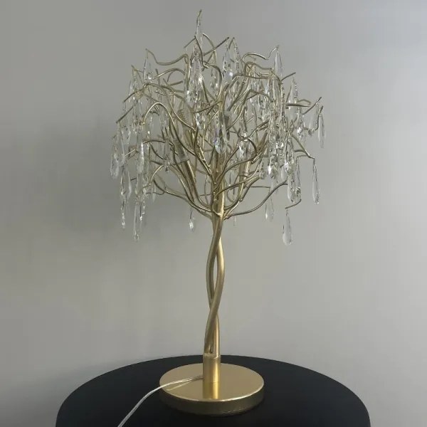 Kristály asztali lámpa 5xG9/40W/230V arany