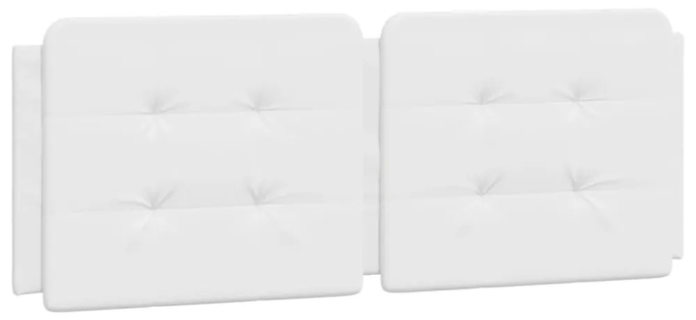 fehér ágykeret LED-ekkel matrac nélkül Zadar 140 x 190 cm