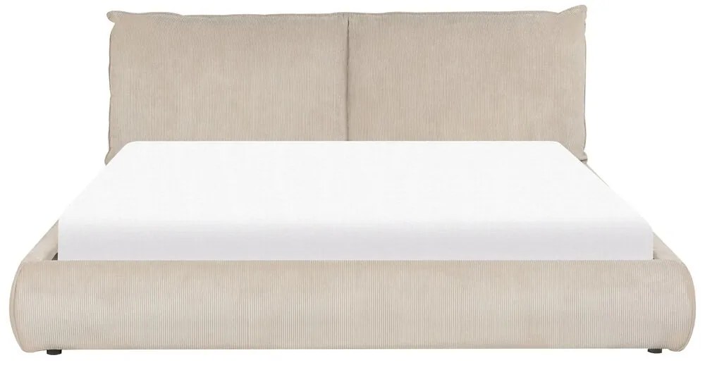 Franciaágy 180 cm Vetiver (szürkésbézs) (ágyráccsal). 1076468