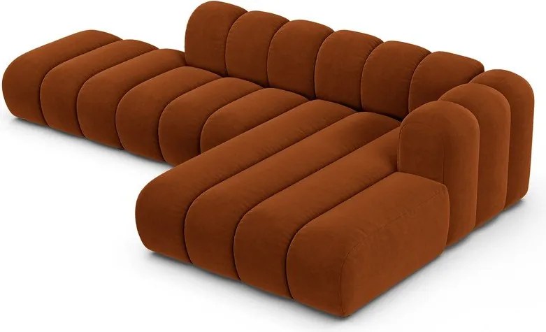 Narancssárga sarokkanapé (jobb oldali) Lupine – Micadoni Home