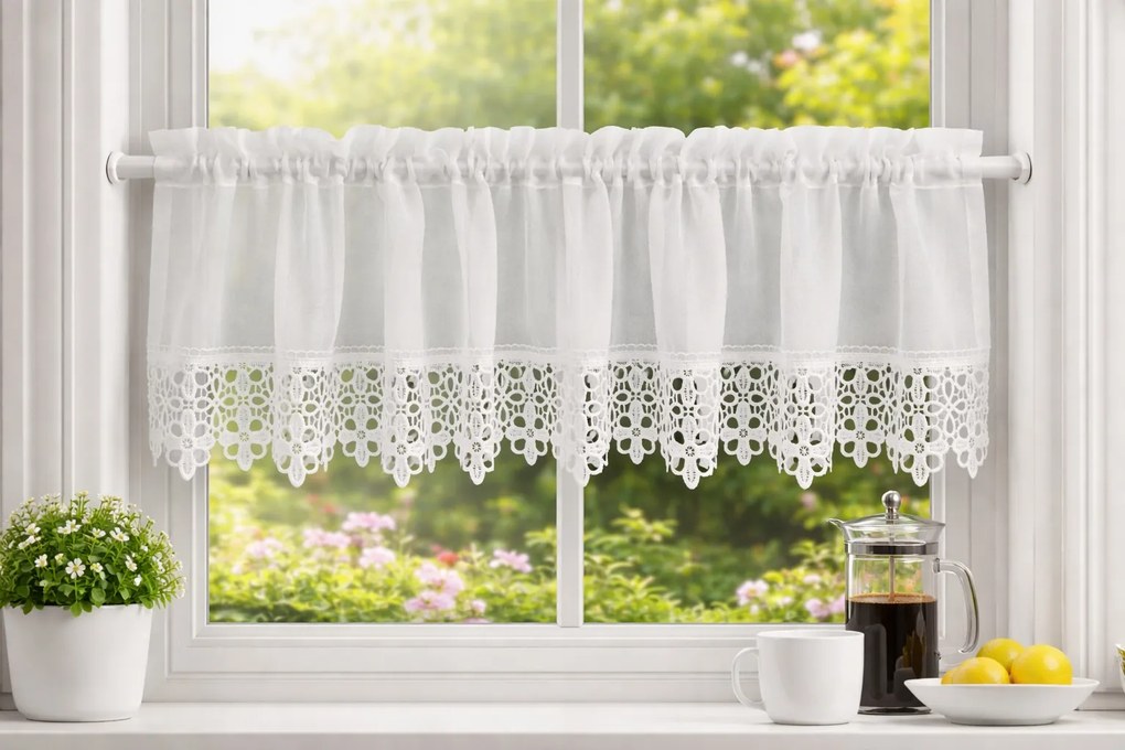 Irigy Hónaljmirigy könnyű prémium csipkés fehér alagút 30x200