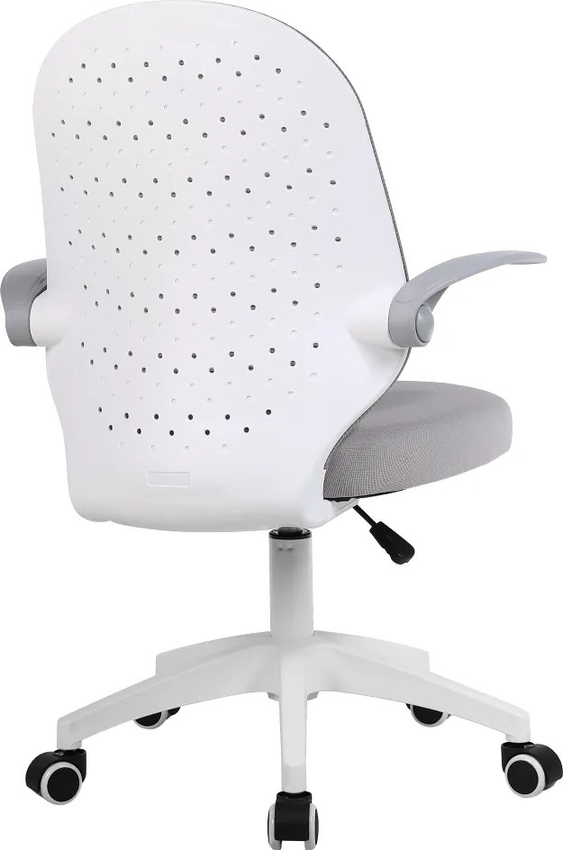 Irodai szék, szürke/fehér, PASTURA