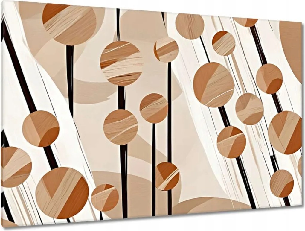 Vászonkép 120x80 Bézs az oszlopokon